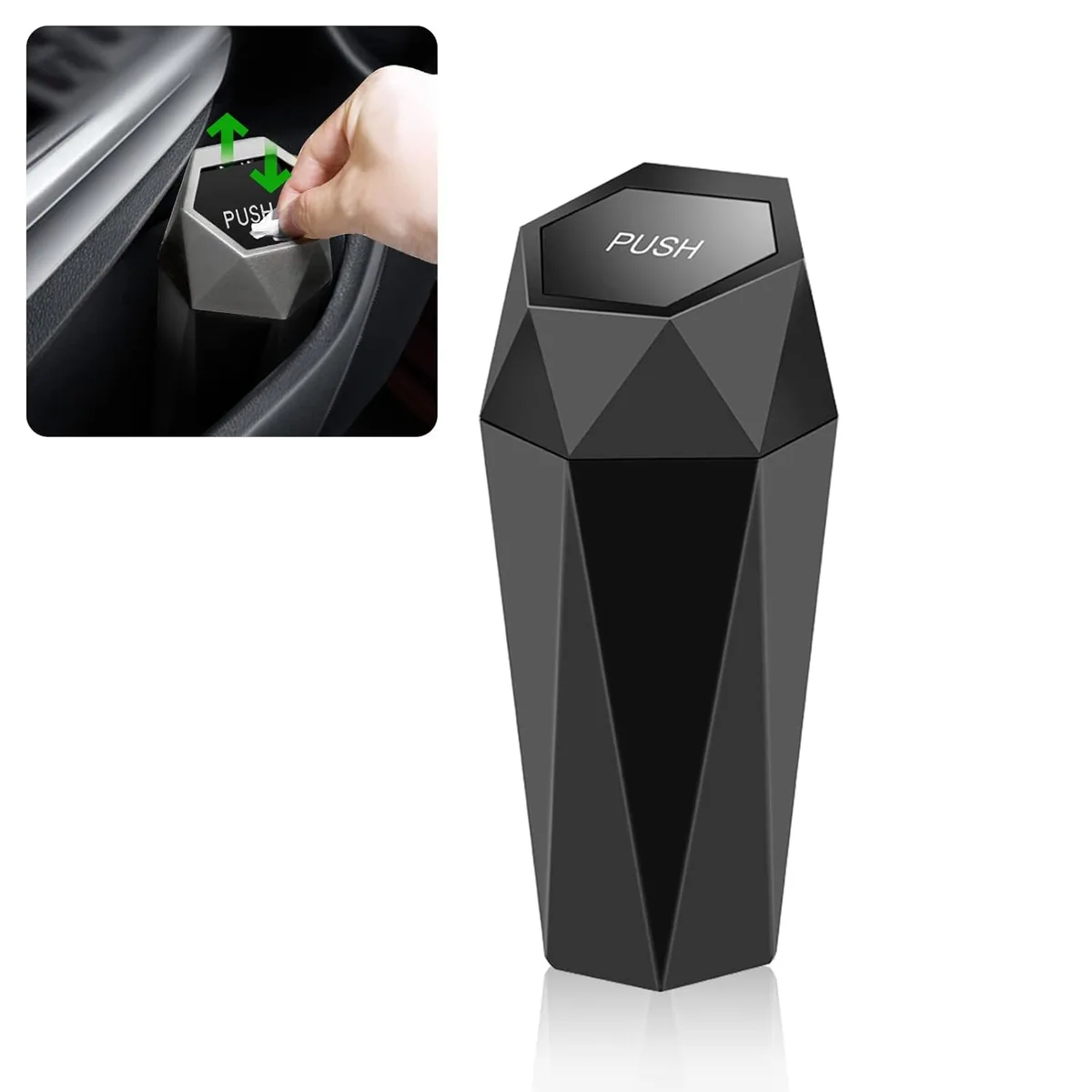 1 PC Car Trash Can with Lid