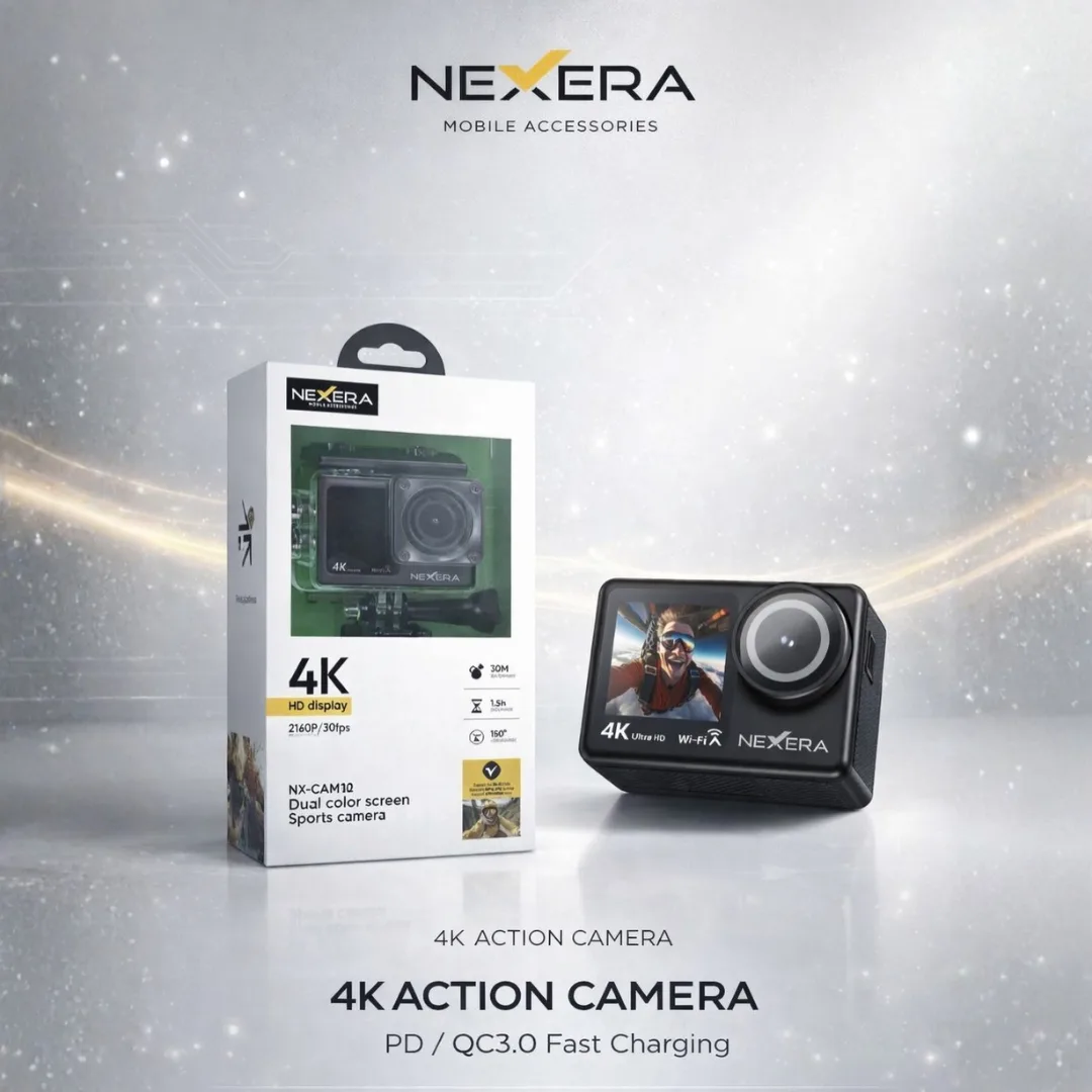 NEXERA 4k Sports Action Camera NX-CAM02
