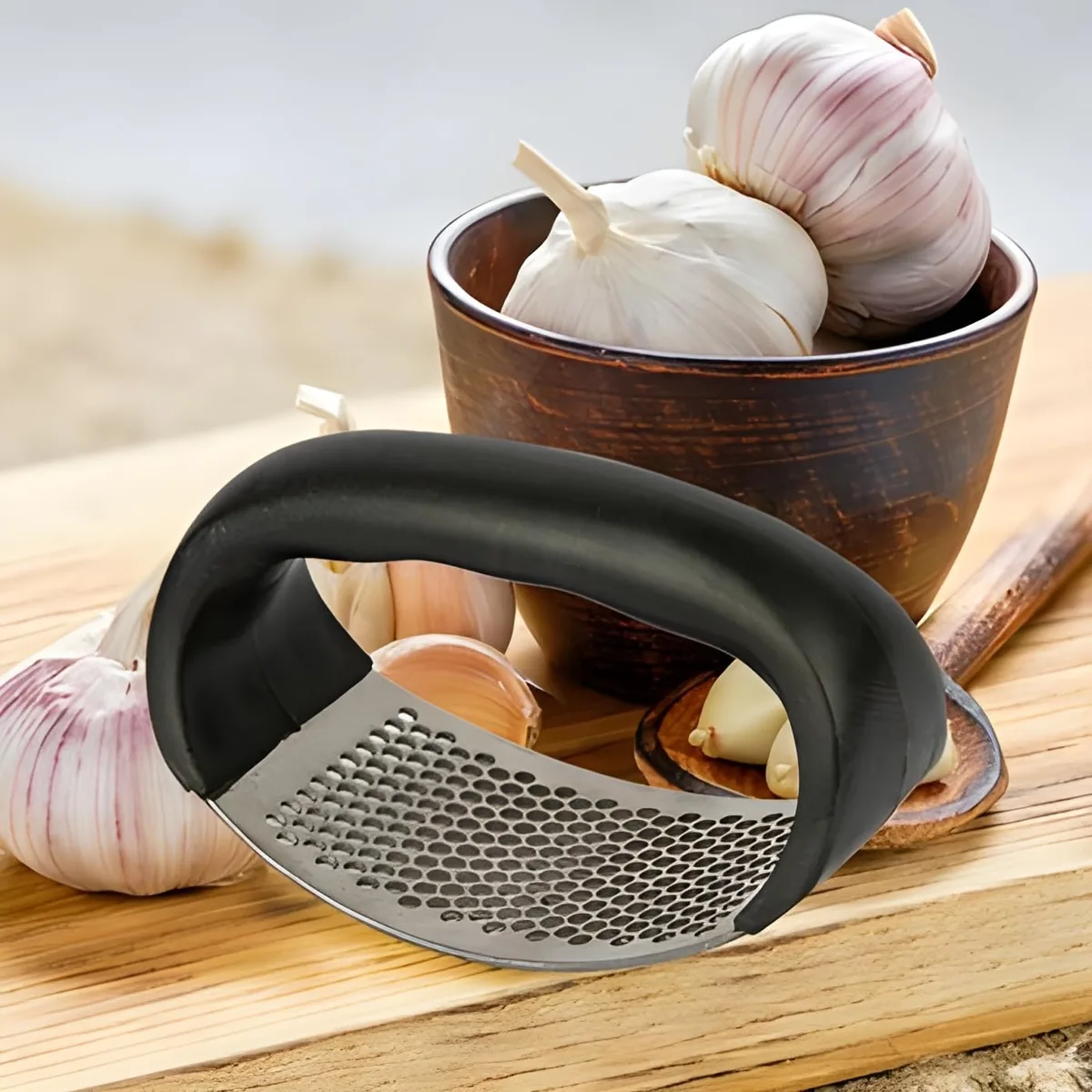 Garlic Press Garlic Crusher Kitchen Garlic Rocker
