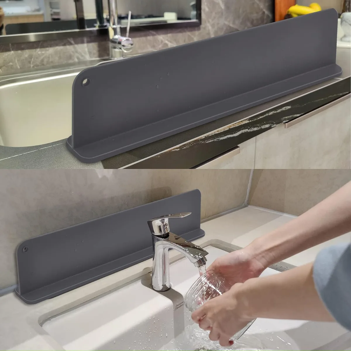 SILICONE SINK SPLASH SUCTION GUARD