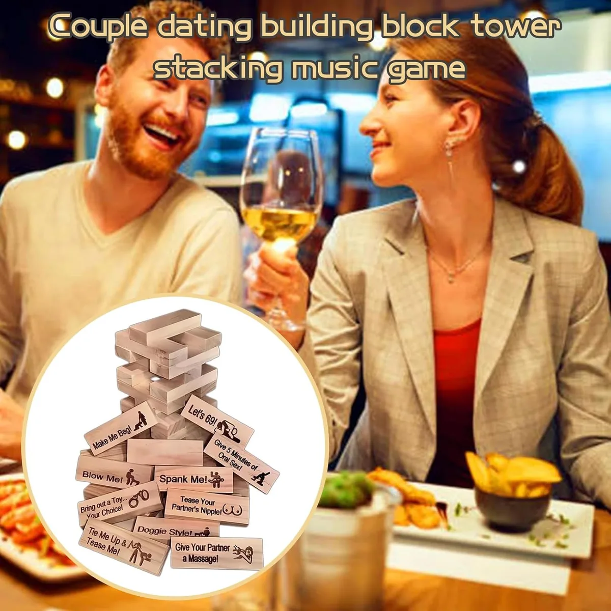 Jenga Adult +18 - Couple Game