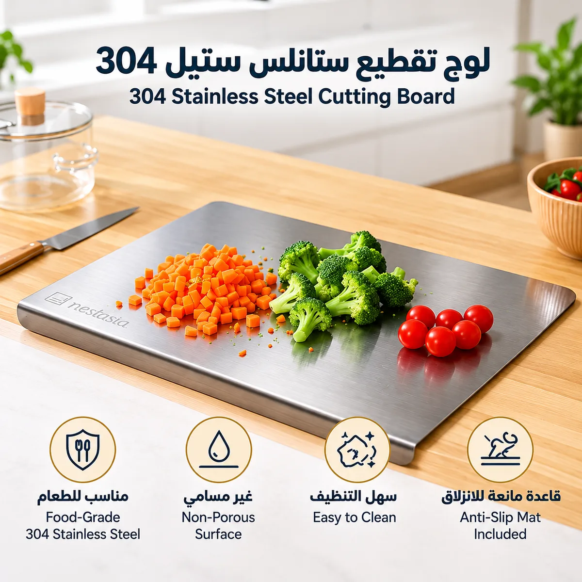 Stainless Steel Cutting Board