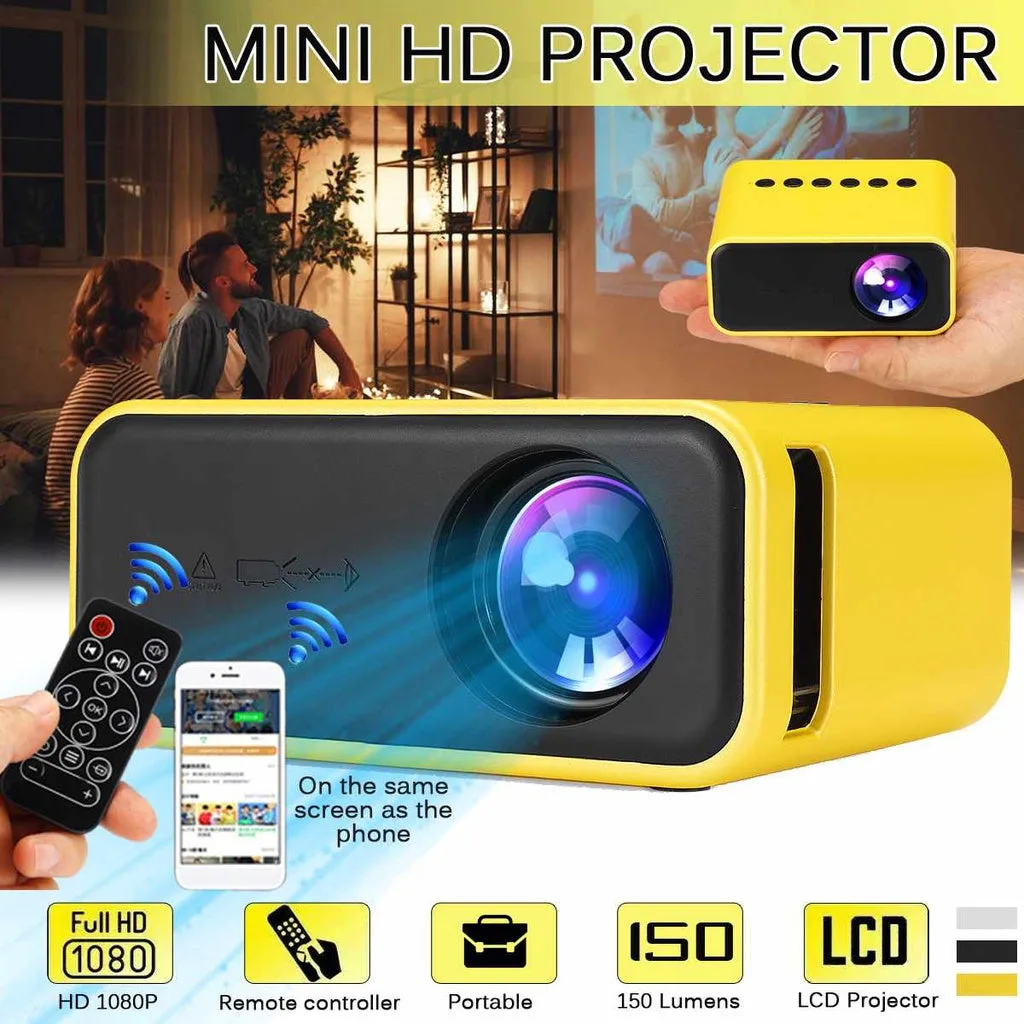 2024 New Home Cinema Mini Projector