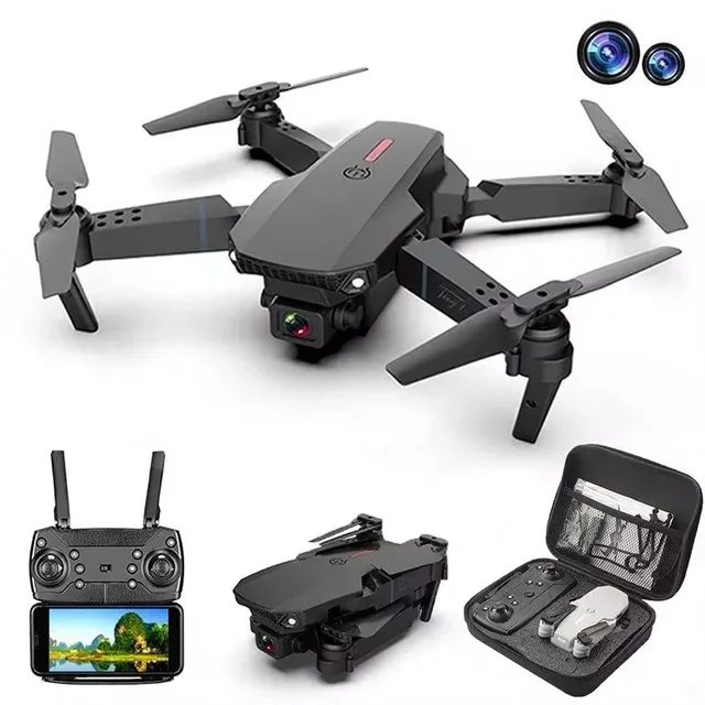 DRONE with Dual 4K HD Camera Wide-Angle Lens