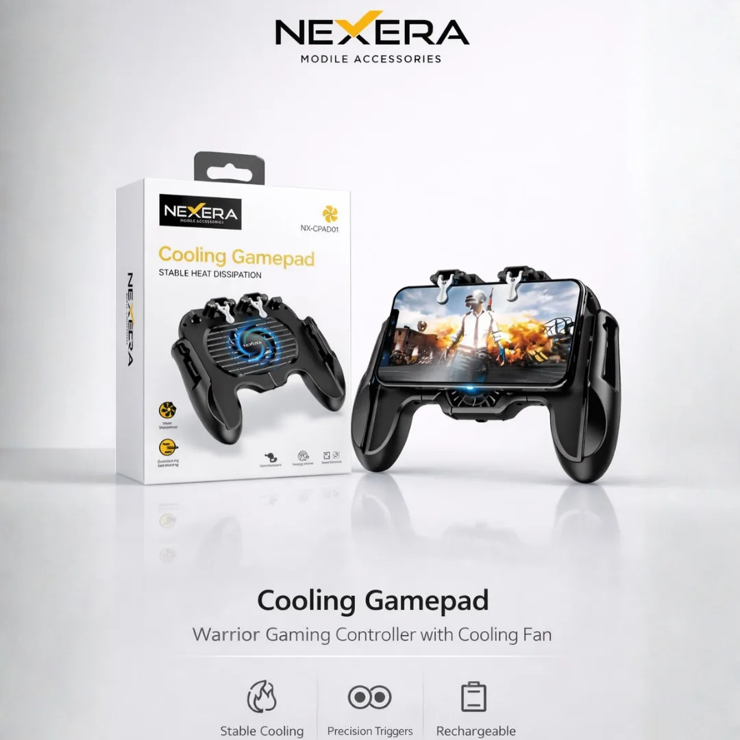 NEXERIA Warrior Cooling Gamepad – NX-CPAD01