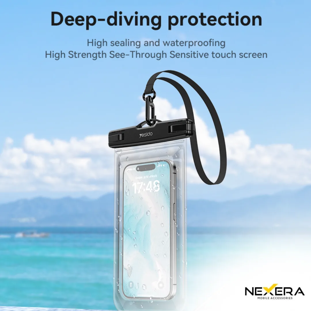 NEXERIA Touch Control Transparent Waterproof Bag NX-WPC01
